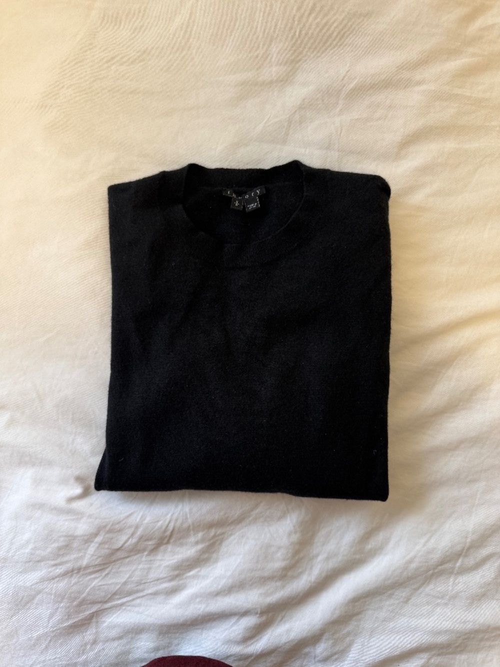 Theory black cashmere sweater